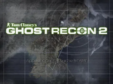 Tom Clancy's Ghost Recon 2 (Japan) screen shot title